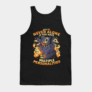 Multiple Personalities - Funny Evil Hell Dog Gift Tank Top